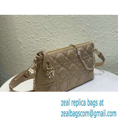 Miss Dior Midi Mini Bag in Cannage Lambskin Beige