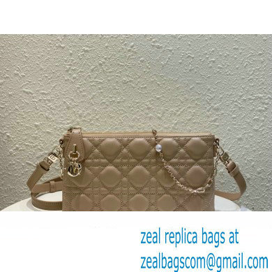 Miss Dior Midi Mini Bag in Cannage Lambskin Beige