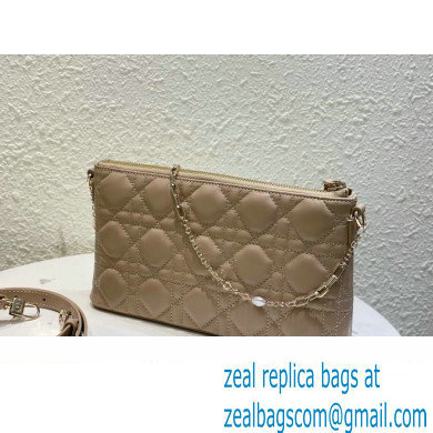 Miss Dior Midi Mini Bag in Cannage Lambskin Beige