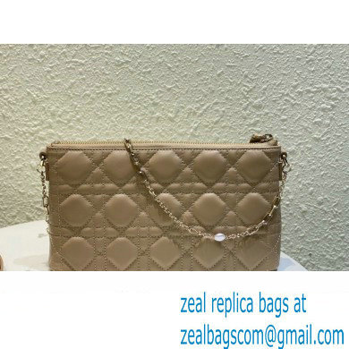 Miss Dior Midi Mini Bag in Cannage Lambskin Beige