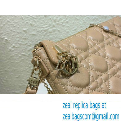 Miss Dior Midi Mini Bag in Cannage Lambskin Beige - Click Image to Close