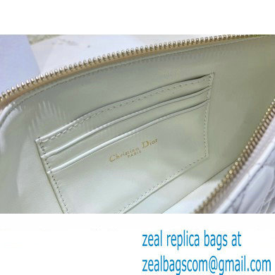 Miss Dior Midi Mini Bag in Cannage Lambskin White - Click Image to Close