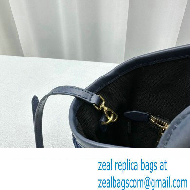 Miu Miu IVY Corduroy Small Tote bag 5BA284 Blue