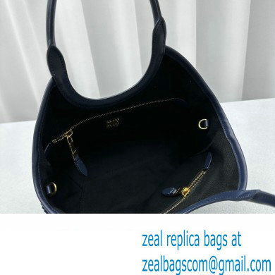 Miu Miu IVY Corduroy Small Tote bag 5BA284 Blue