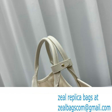 Miu Miu IVY Corduroy Small Tote bag 5BA284 White