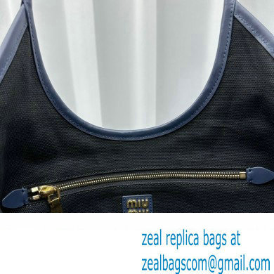 Miu Miu IVY Corduroy bag 5BG231 Blue