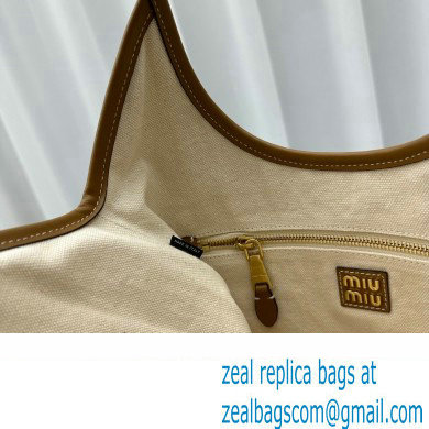 Miu Miu IVY Corduroy bag 5BG231 Brown - Click Image to Close