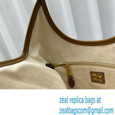 Miu Miu IVY Corduroy bag 5BG231 Brown