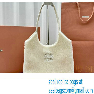 Miu Miu IVY Fur bag 5BG231 White