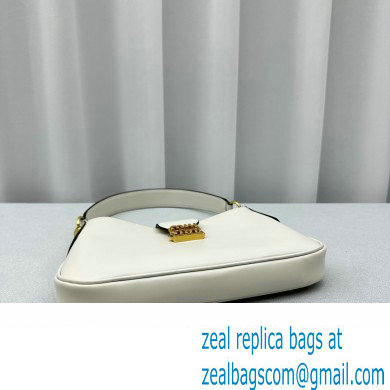 Miu Miu Leather Hobo bag 5BC151 White 2023