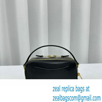 Miu Miu Leather shoulder bag 5BH229 Black 2024