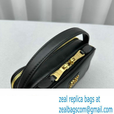 Miu Miu Leather shoulder bag 5BH229 Black 2024