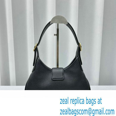 Miu Miu Madras Leather Hobo bag 5BC157 Black 2023