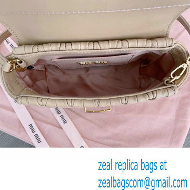 Miu Miu Matelasse nappa leather Mini Bag 5BP083 Nude