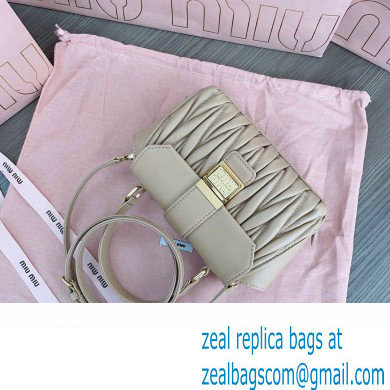 Miu Miu Matelasse nappa leather Mini Bag 5BP083 Nude