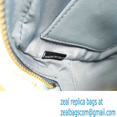 Miu Miu Matelasse nappa leather Shoulder bag 5BH118B Blue - Click Image to Close