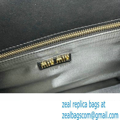 Miu Miu Matelasse nappa leather tote Bag 5BG258 Black 2023 - Click Image to Close