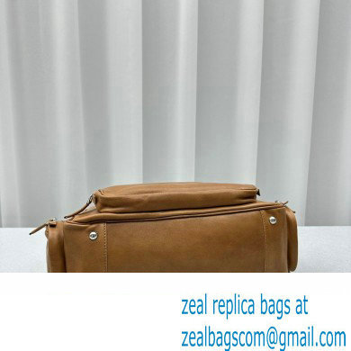 Miu Miu leather Pocket Tote bag 5628 Brown 2024 - Click Image to Close