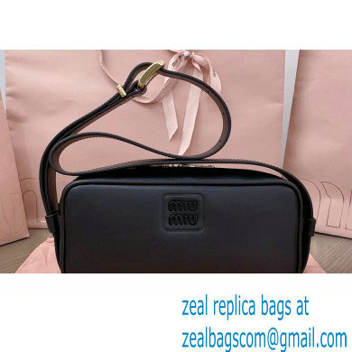 Miu Miu leather shoulder bag 5BC158 Black