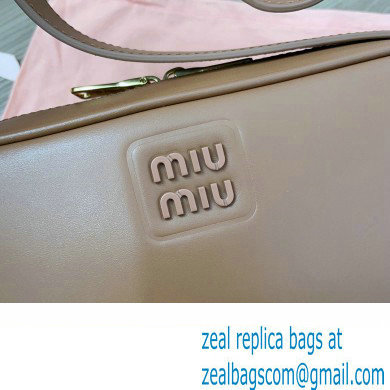 Miu Miu leather shoulder bag 5BC158 Brown