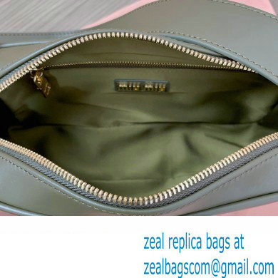 Miu Miu leather shoulder bag 5BC158 Green