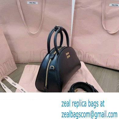 Miu Miu leather top-handle bag 5BB157 Black