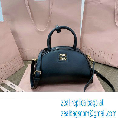 Miu Miu leather top-handle bag 5BB157 Black