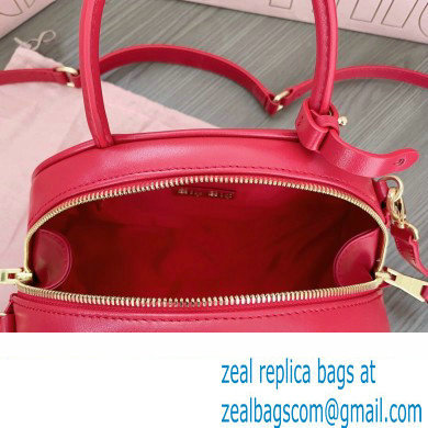 Miu Miu leather top-handle bag 5BB157 Red