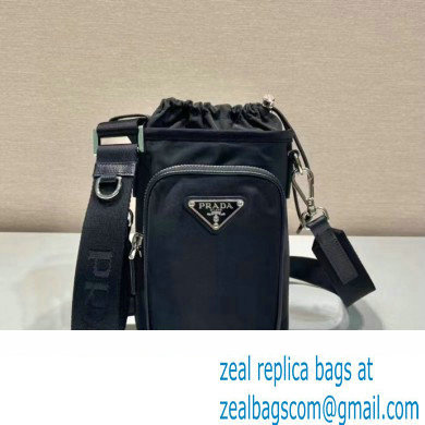 PRADA BLACK Re-Nylon smartphone case 2ZH155 2023 - Click Image to Close