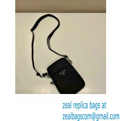 PRADA BLACK Re-Nylon smartphone case 2ZT024 2023