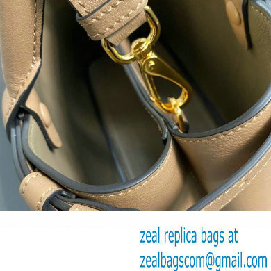 Prada Buckle small leather handbag with double belt 1BA418 Camel 2024