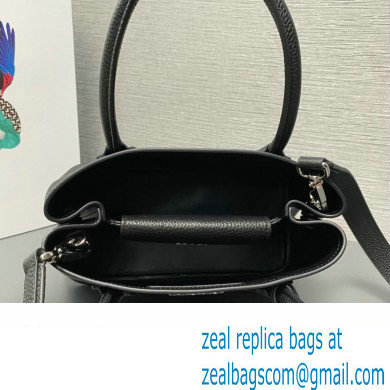 Prada Double leather mini bag 1BG443 Black 2024