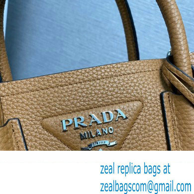 Prada Double leather mini bag 1BG443 Brown 2024