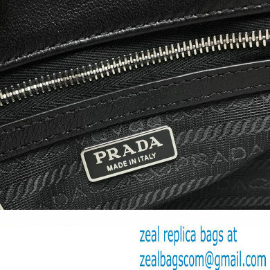 Prada Galleria Satin Mini Bag with Crystals 1BA906 black 2024 - Click Image to Close