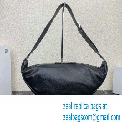 Prada Large leather Triangle bag 2VY007 Black 2023 - Click Image to Close