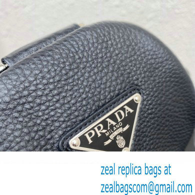 Prada Large leather Triangle bag 2VY007 Black 2023