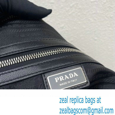 Prada Large leather Triangle bag 2VY007 Black 2023