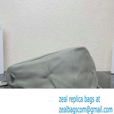 Prada Large leather Triangle bag 2VY007 Gray 2023 - Click Image to Close