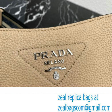 Prada Leather mini shoulder Bag 1BH191 Beige 2023