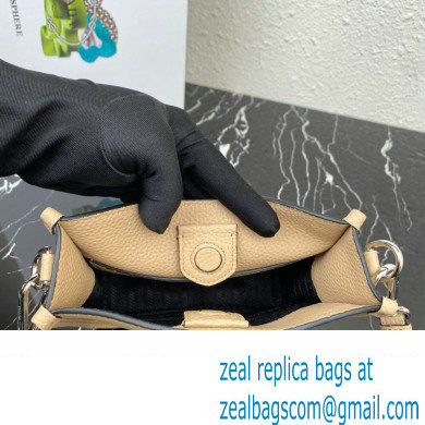 Prada Leather mini shoulder Bag 1BH191 Beige 2023 - Click Image to Close