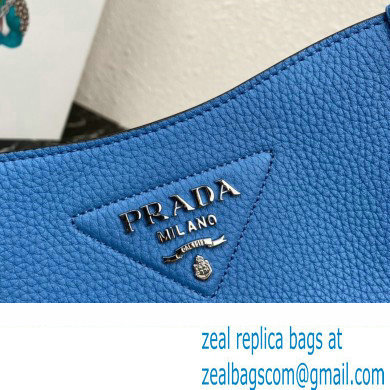 Prada Leather mini shoulder Bag 1BH191 Blue 2023 - Click Image to Close
