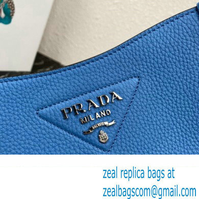 Prada Leather mini shoulder Bag 1BH191 Blue 2023