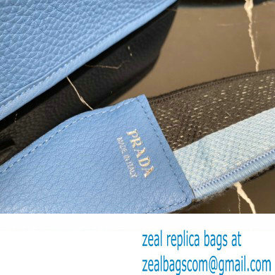 Prada Leather mini shoulder Bag 1BH191 Blue 2023 - Click Image to Close