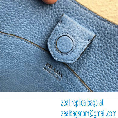 Prada Leather mini shoulder Bag 1BH191 Blue 2023