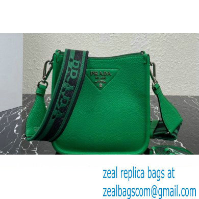 Prada Leather mini shoulder Bag 1BH191 Green 2023 - Click Image to Close