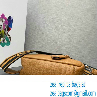 Prada Leather top-handle bag 1BB102 Brown 2023