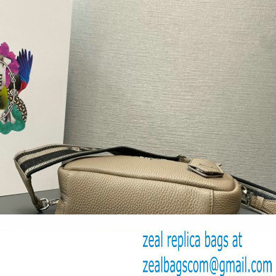 Prada Leather top-handle bag 1BB102 Camel 2023