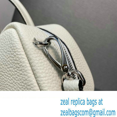 Prada Leather top-handle bag 1BB102 White 2023 - Click Image to Close