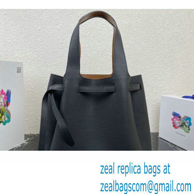 Prada Leather tote Bag 1BG339 Black 2023 - Click Image to Close