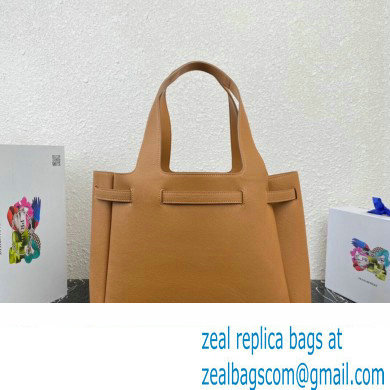 Prada Leather tote Bag 1BG339 Brown 2023